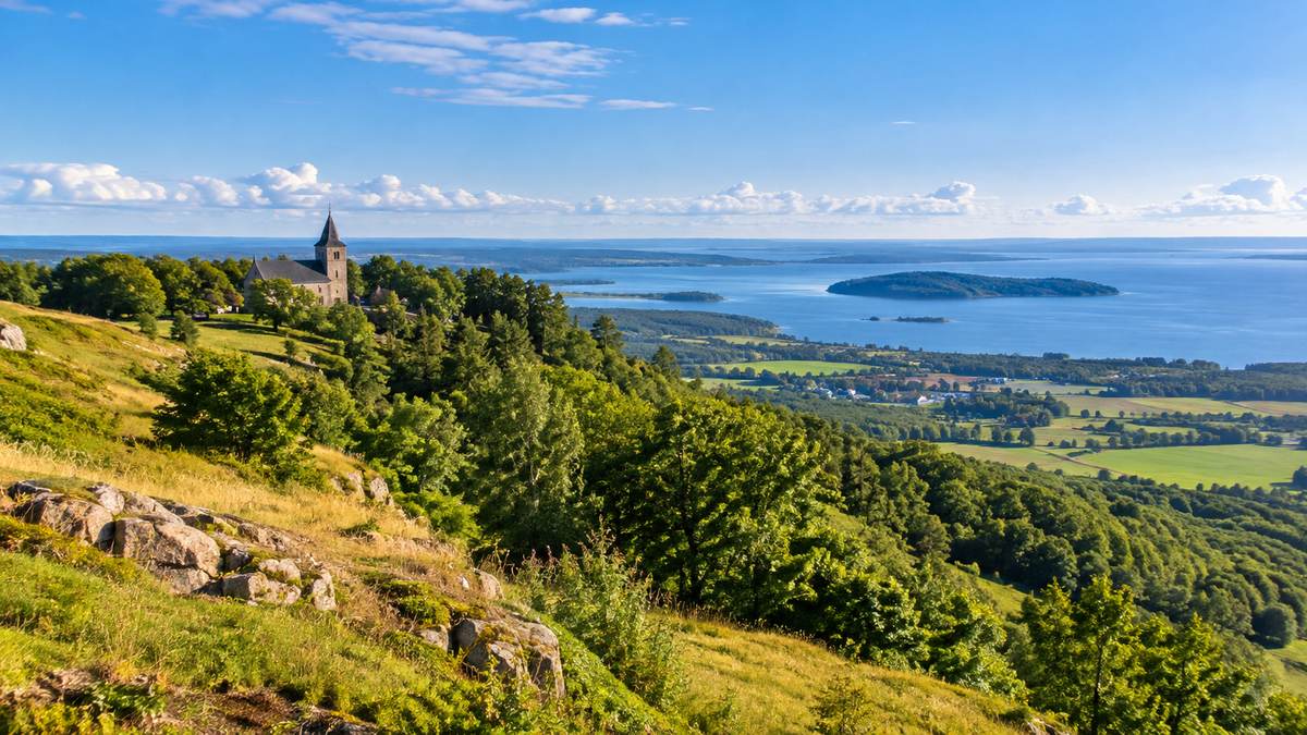 Natur auf Kinnekulle nahe Lidköping