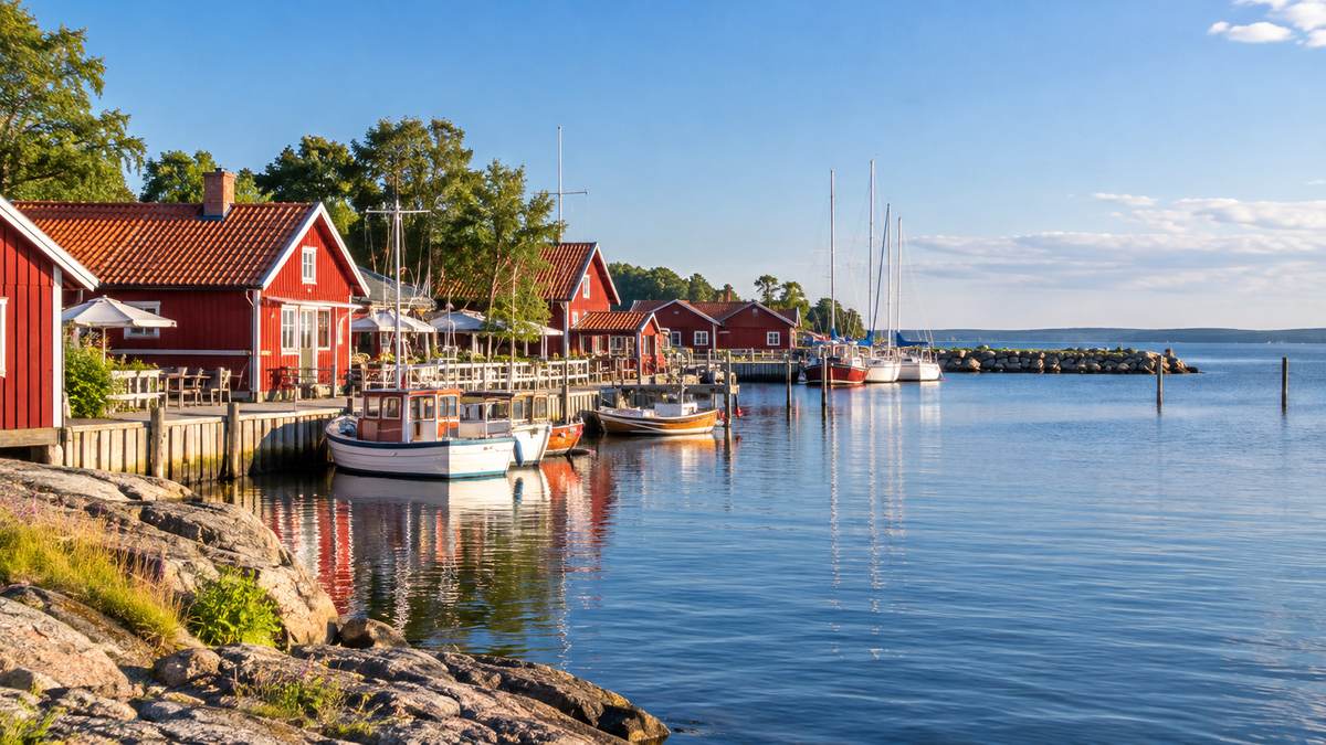 Spiken Fischerdorf nahe Lidköping